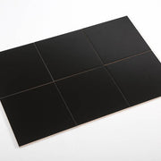 Flat matte black tile 200x200 code M2207Y