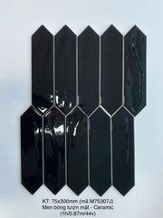Black arrow tile, size 75x300mm, code M75307J (1h/0.87m/44v)