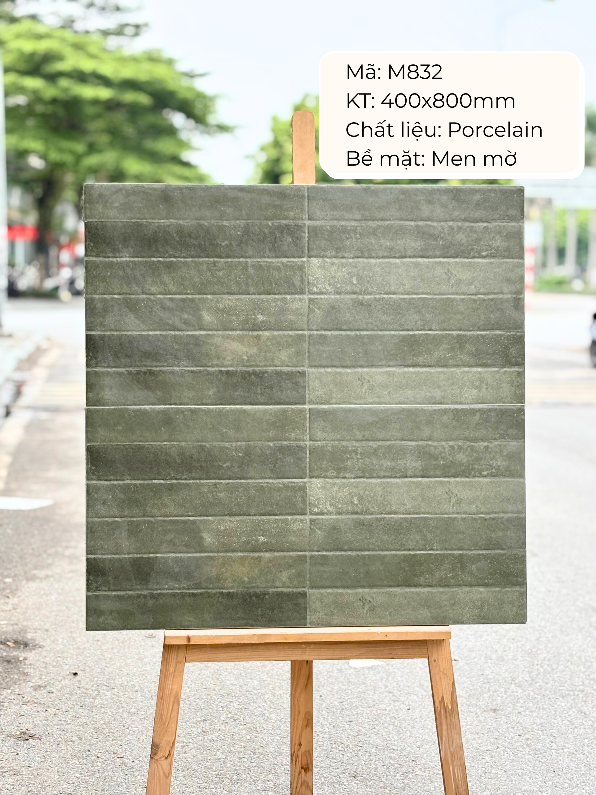 400x800 ceramic tiles code M832 (1 box/ 1.92m2/ 6 pieces/ 36.5kg)