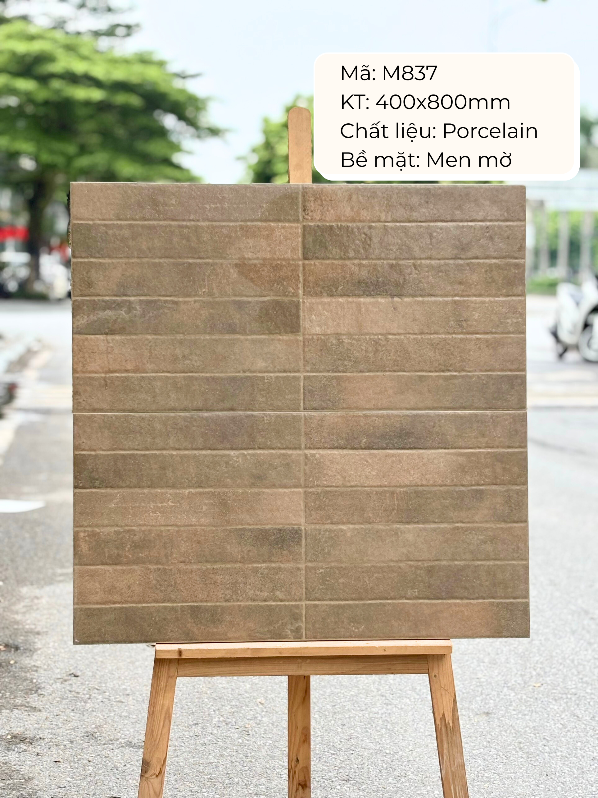 400x800 ceramic tiles code M837 (1 box/ 1.92m2/ 6 pieces/ 36.5kg)
