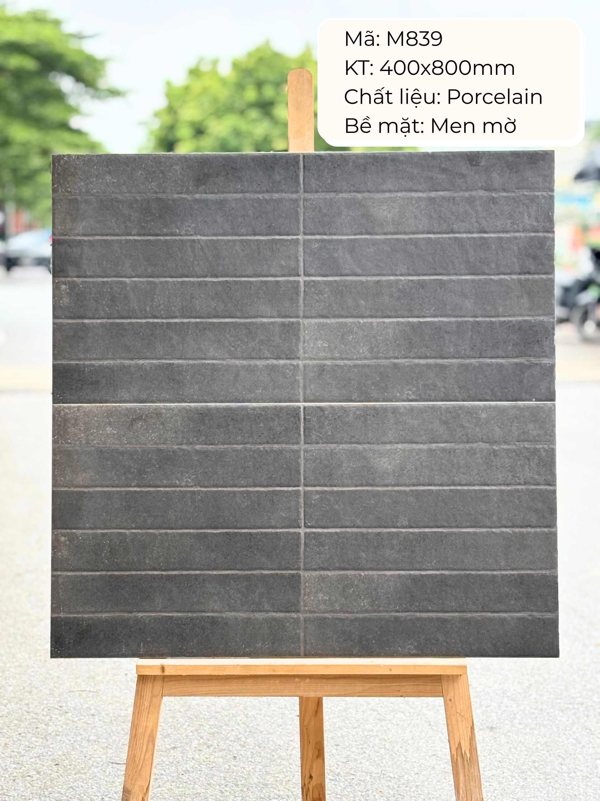 400x800 ceramic tiles code M839 (1 box/ 1.92m2/ 6 pieces/ 36.5kg)