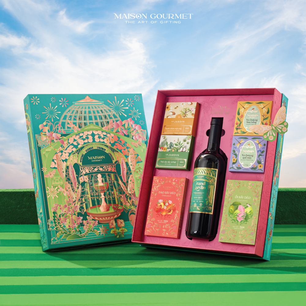 Dien Vien Gift Box 4 - Luxurious Tet Gift, Full of Vietnamese Culture