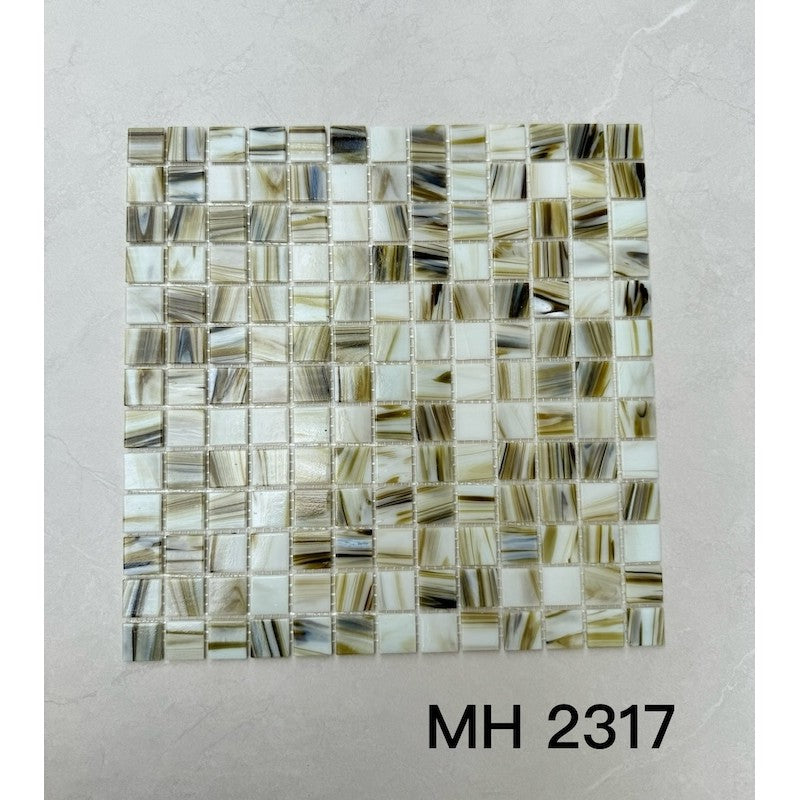 High-class glass mosaic tile MH 2317 