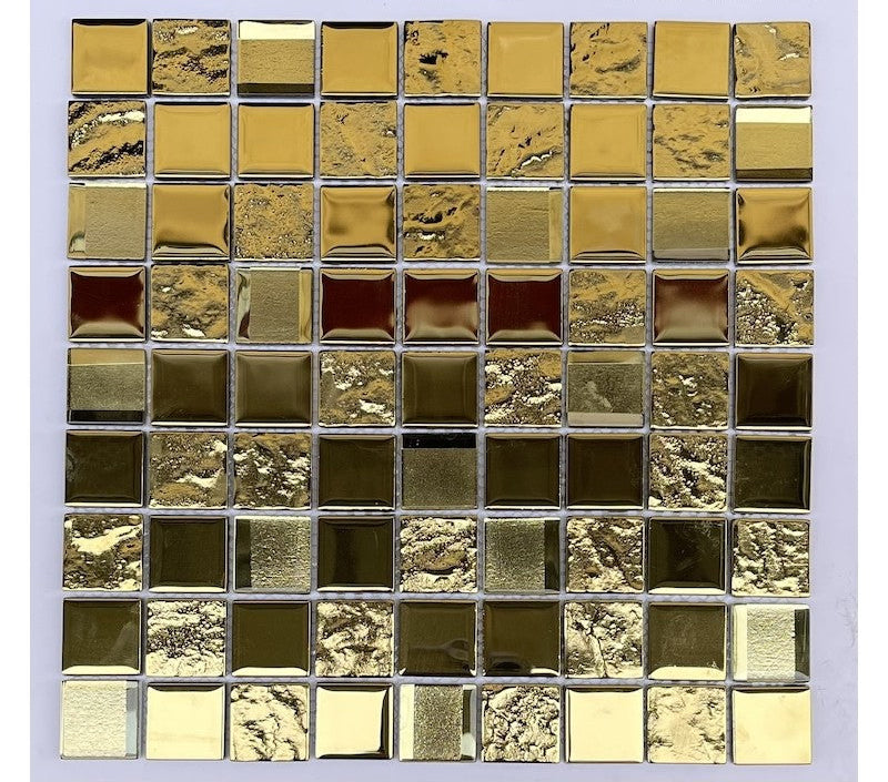 High-class glass mosaic tile MH 502 