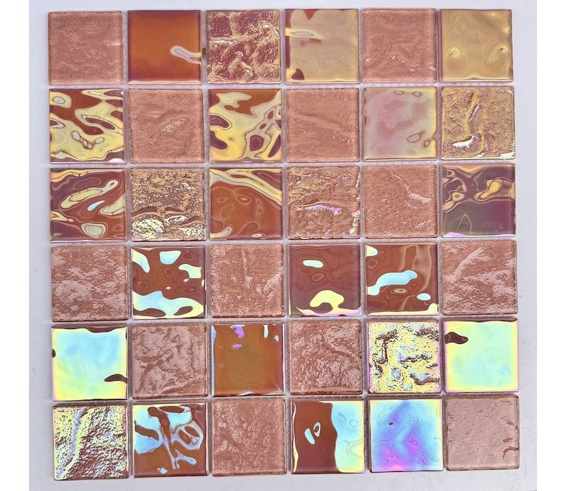 MH 7023 Sparkling Glass Mosaic Tiles 