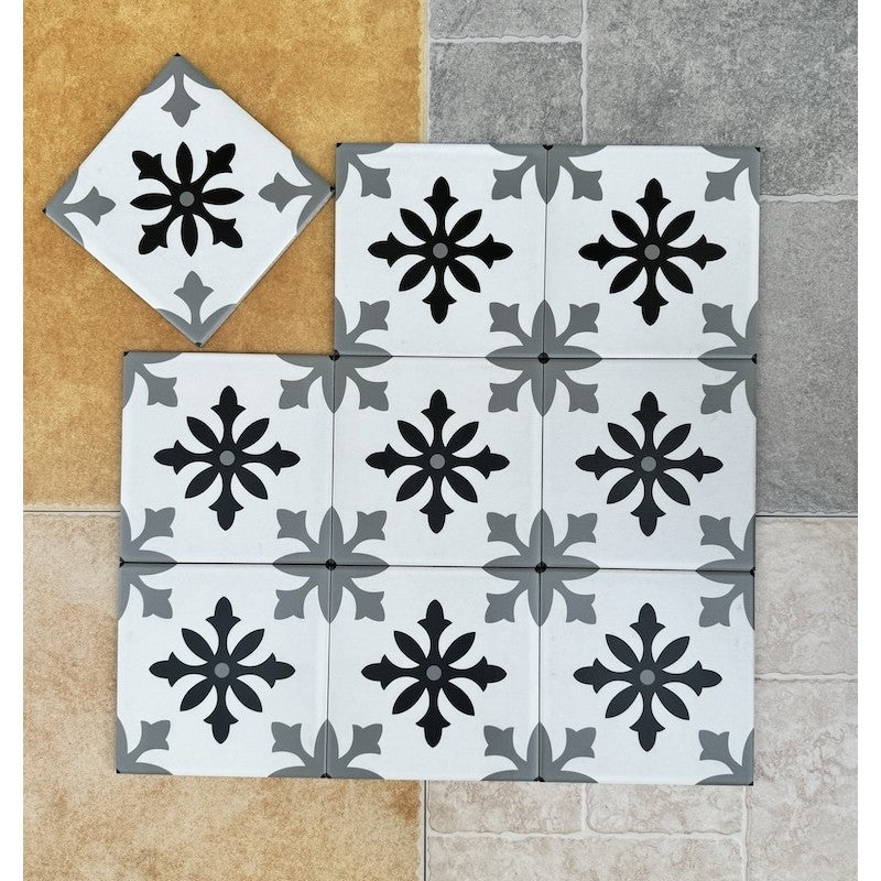 200x200mm MHB 116 Cement Tiles 