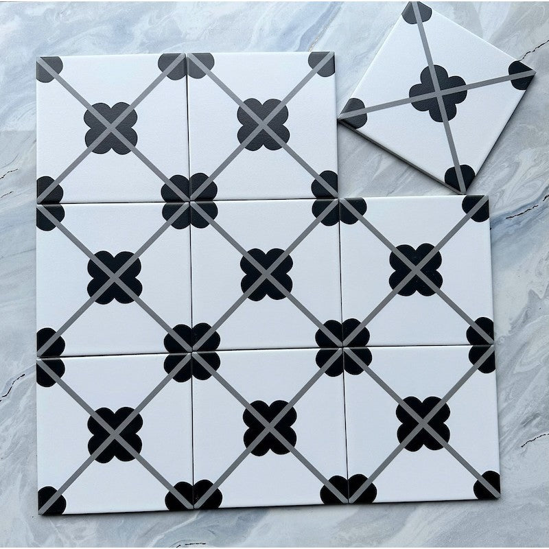 200x200mm MHB 118 Cement Tiles 