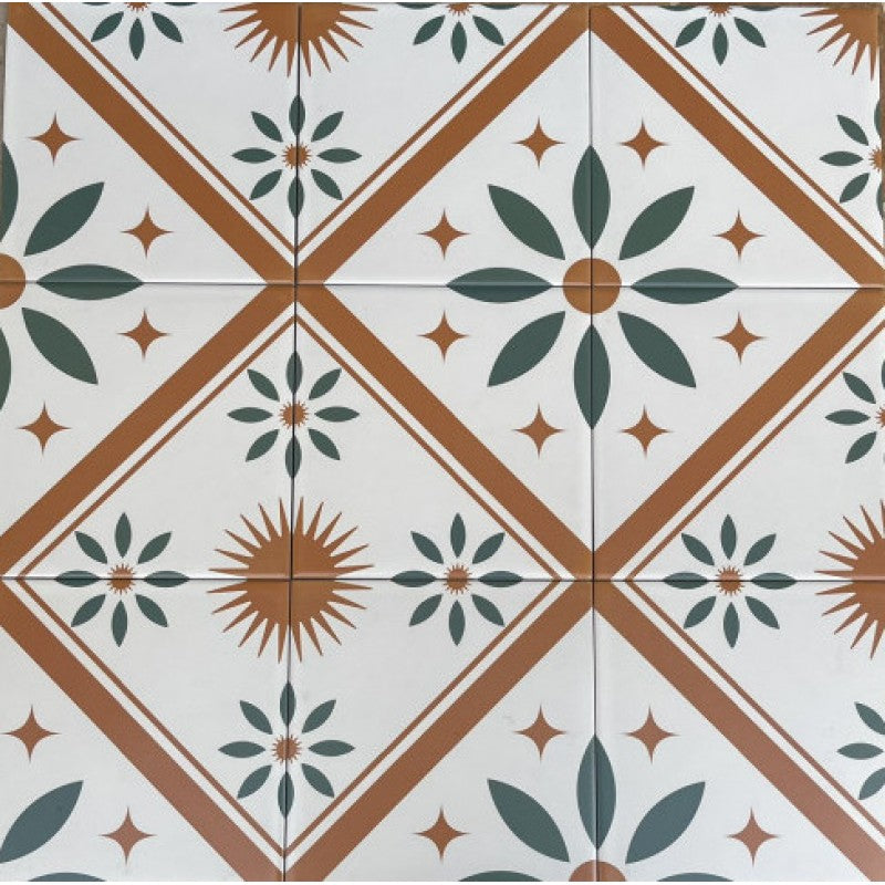 200x200mm Cement Tile MHB 2148 