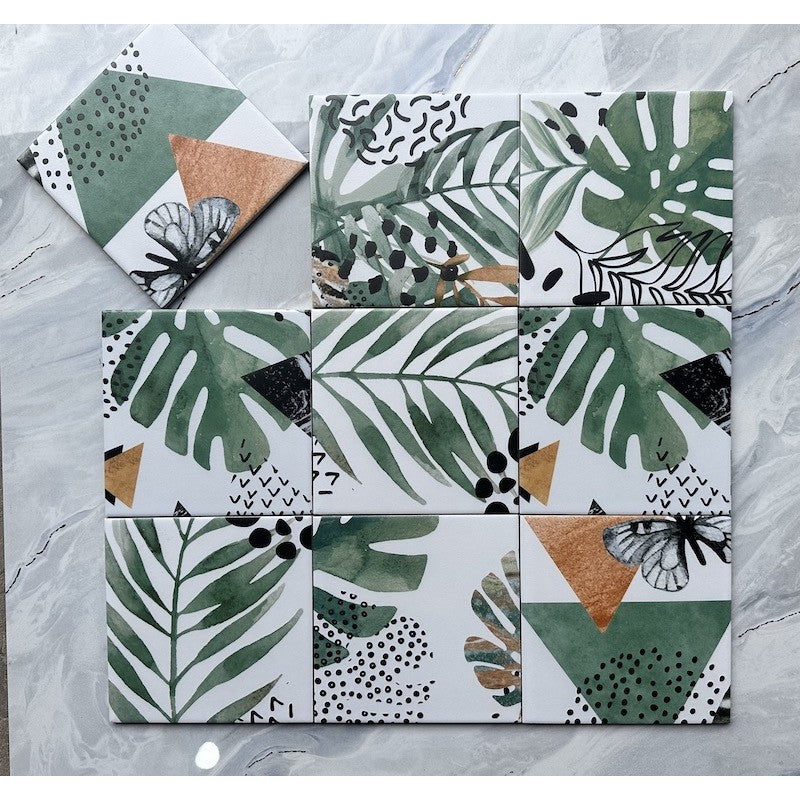 200x200mm MHB 238 Cement Tiles 
