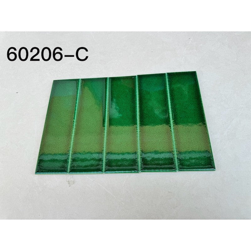 Green Cracked Glazed Tiles 