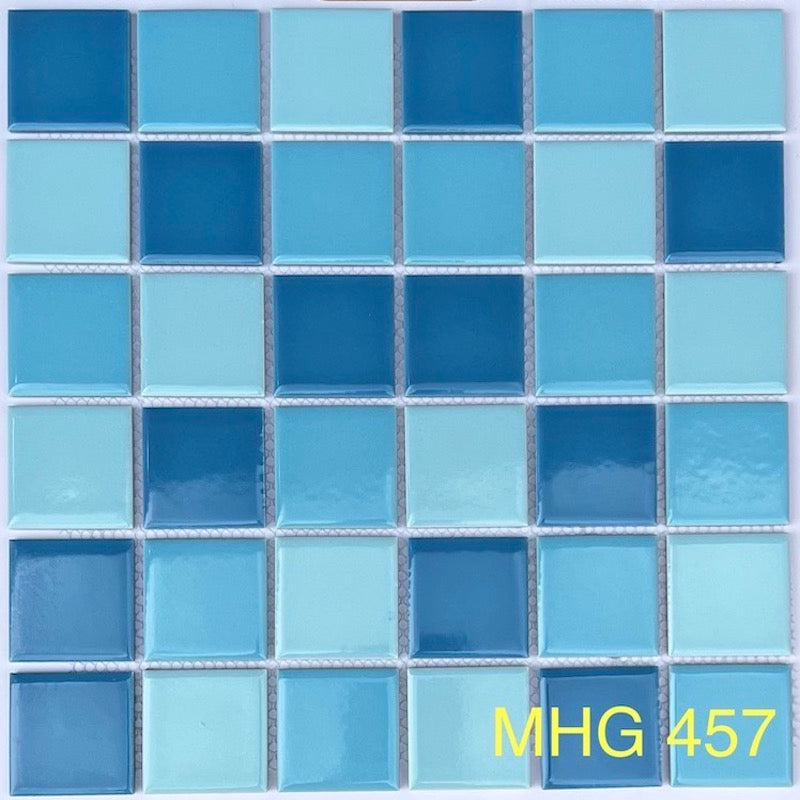 Mixed Blue Swimming Pool Tiles 