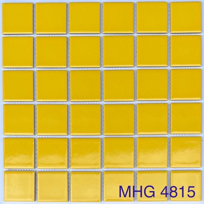 Yellow Ceramic Mosaic Tile MHG 4815 
