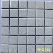 2-Layer Cracked Glaze Ceramic Mosaic Tiles White 