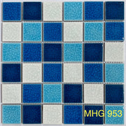 MHG 953 2-Layer Cracked Glaze Ceramic Mosaic Tile 