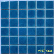 MHG 960 single layer crackle glaze ceramic mosaic tile 