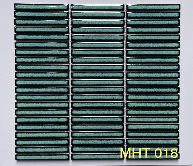 Green Chopstick Mosaic Tiles 