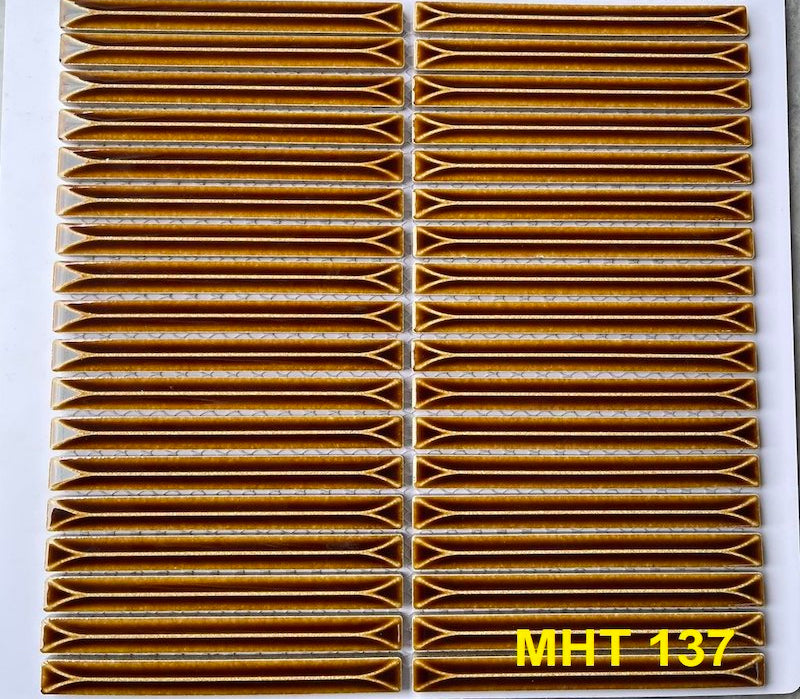 MHT 137 Chopstick Mosaic Tile Yellow 