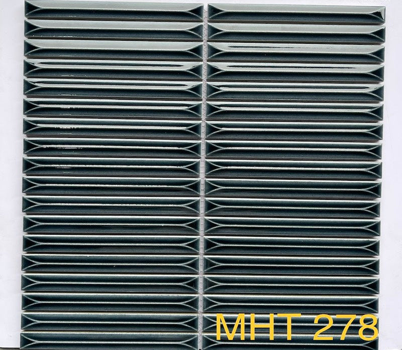 MHT 278 Black Chopstick Mosaic Tile 