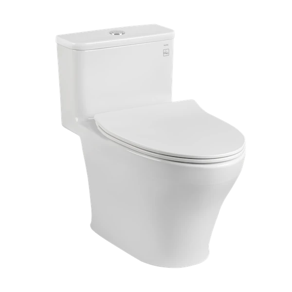 One-piece toilet with soft-closing lid TC395VS MS857DT10#XW