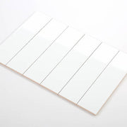 White square edge dry glazed tile, size 75x300mm M75300ZY