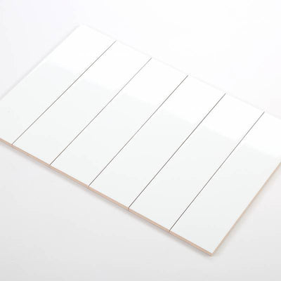 White square edge dry glazed tile, size 75x300mm M75300ZY