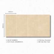 400x800 ceramic tiles code NS8801H (1 box/ 1.92m2/ 6 pieces/ 36.5kg)