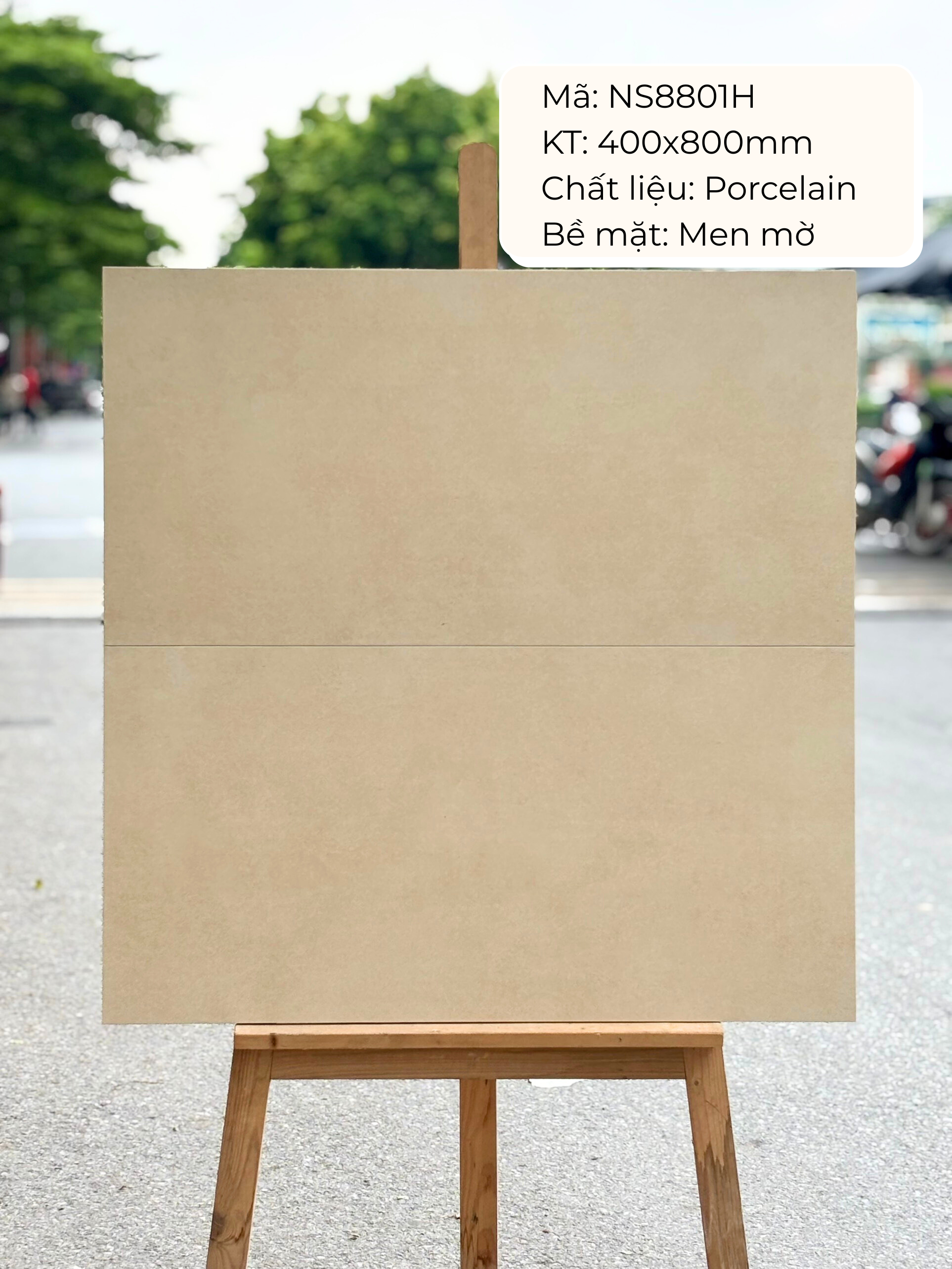 400x800 ceramic tiles code NS8801H (1 box/ 1.92m2/ 6 pieces/ 36.5kg)