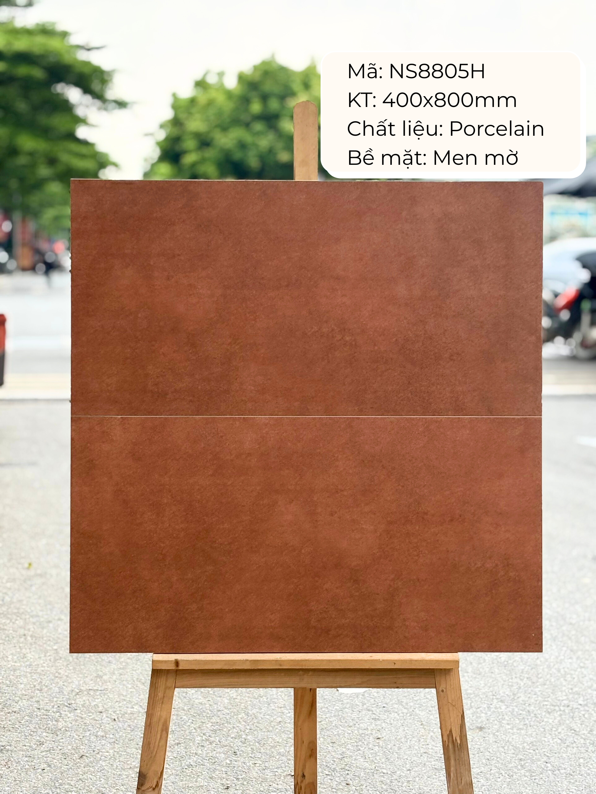 400x800 ceramic tiles code NS8805H (1 box/ 1.92m2/ 6 pieces/ 36.5kg)