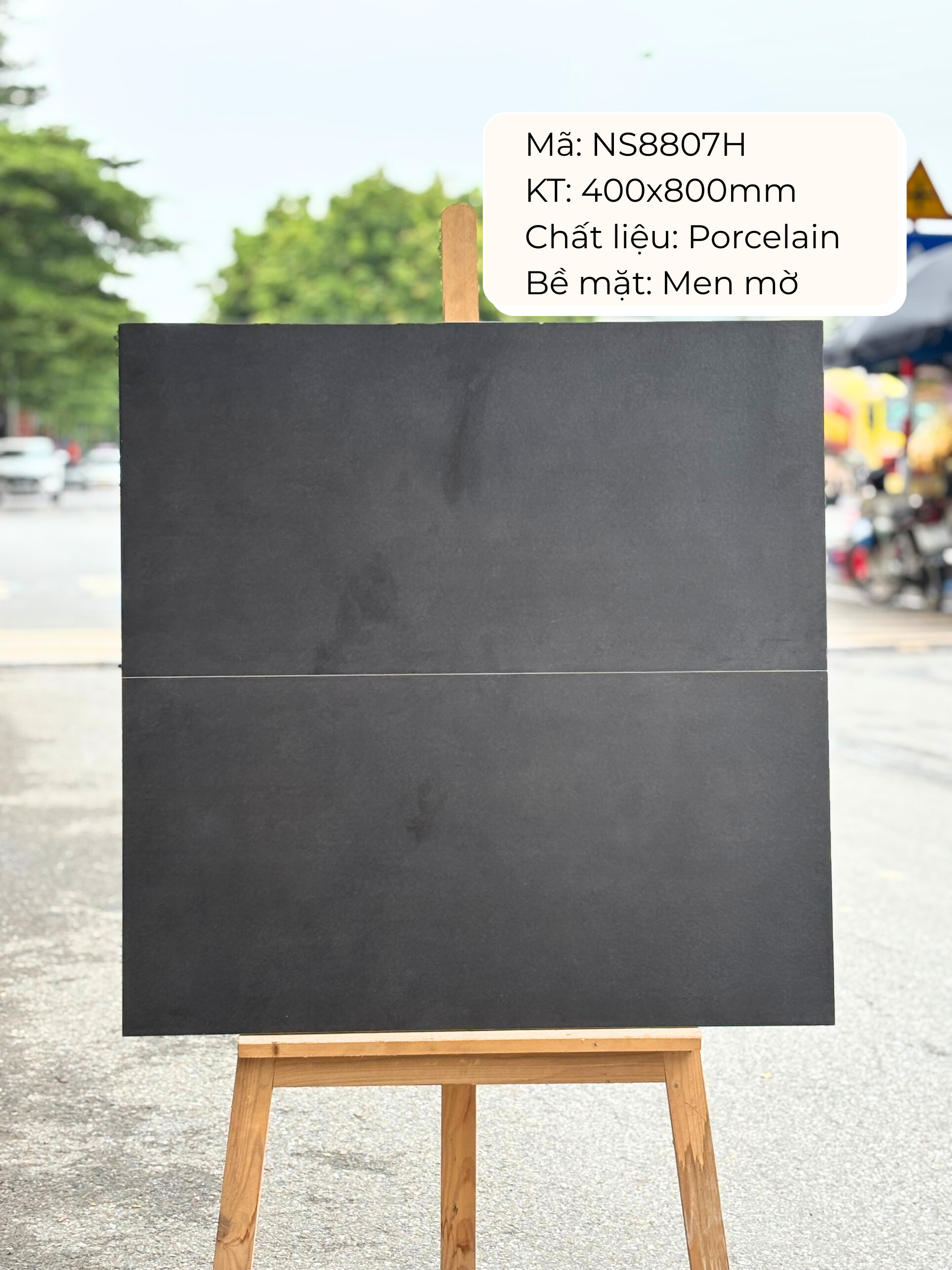 400x800 ceramic tiles code NS8807 (1 box/ 1.92m2/ 6 pieces/ 36.5kg)