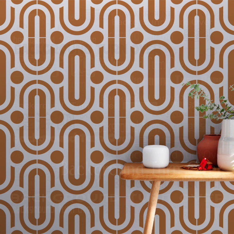 40cm - 80cm Stencil For Decor Wall Paint Painting Template Furniture Large Tradition Arabic African Ancient Ethnic Flower S216