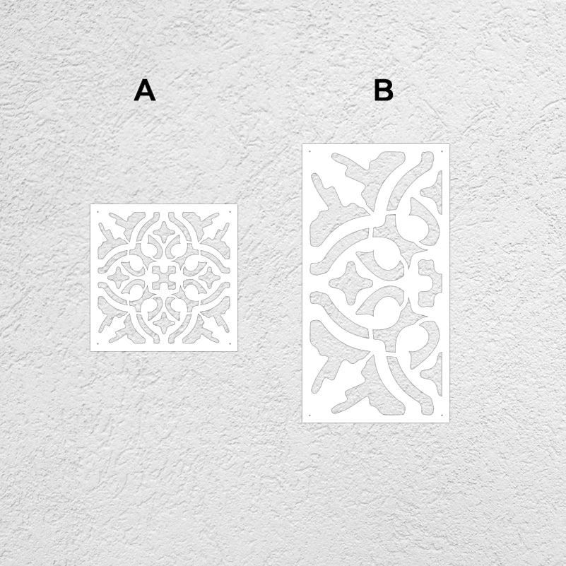 40cm - 80cm Stencil For Decor Wall Paint Painting Template Furniture Large Tradition Arabic African Ancient Ethnic Flower S216