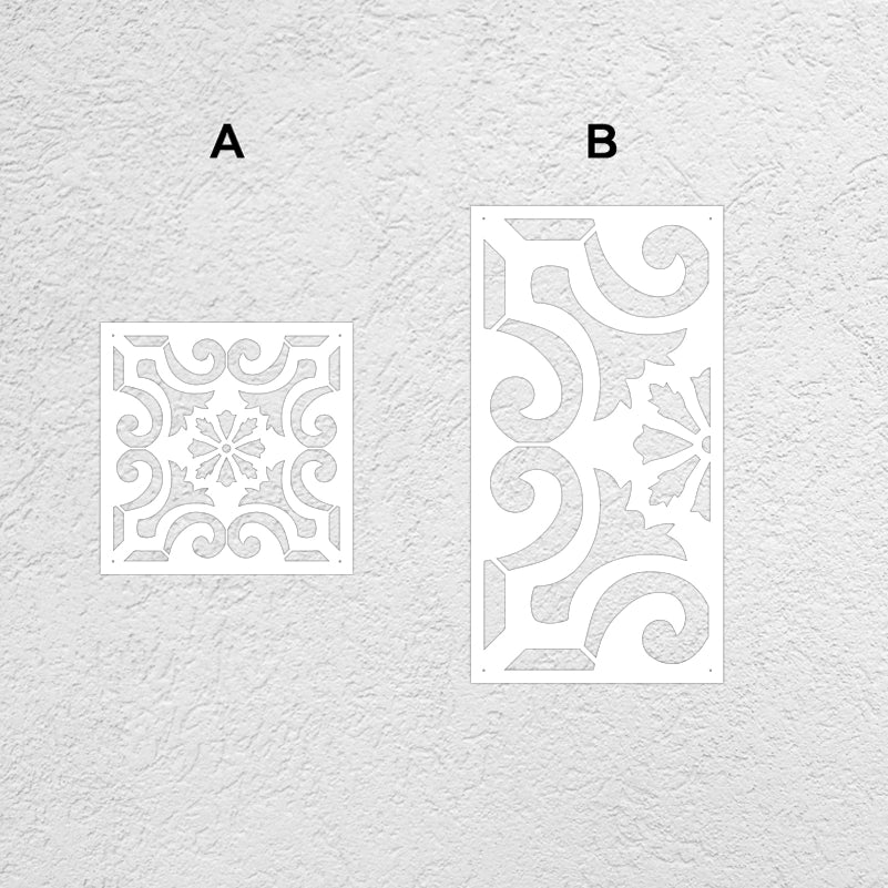 40cm - 80cm Stencil For Decor Wall Paint Painting Template Furniture Large Tradition Arabic African Ancient Ethnic Flower S216