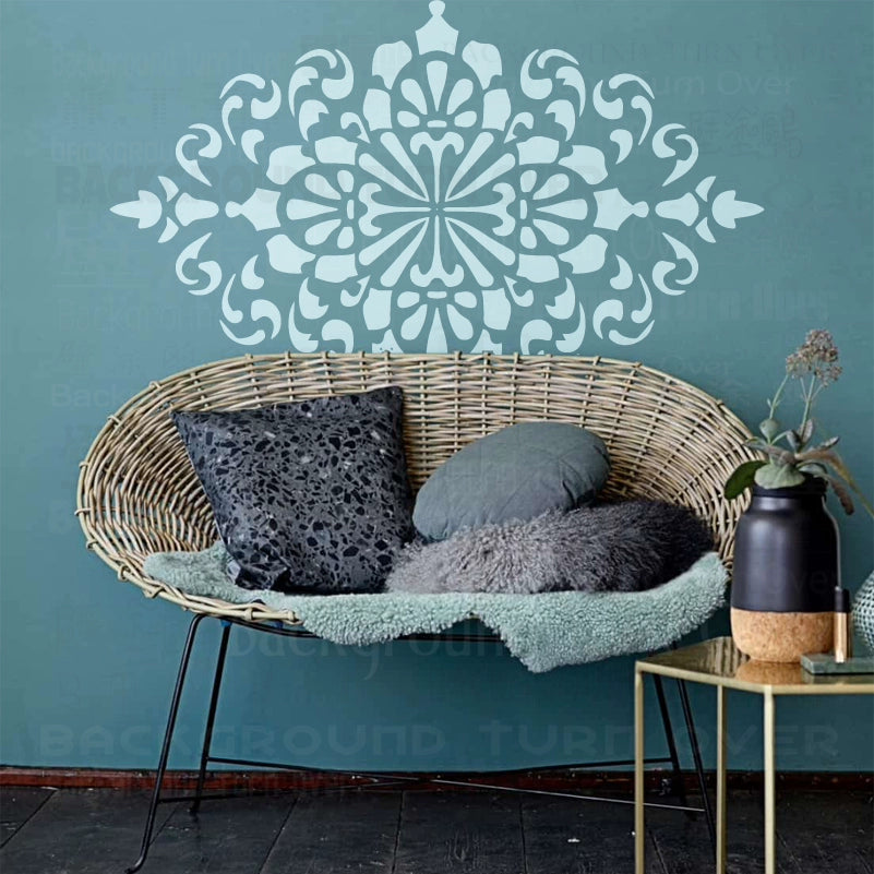 55cm - 92cm Wall Stencil Decorative For Plaster Template To Paint Arabic Calligraphy Bismillah In The Name Of God S594