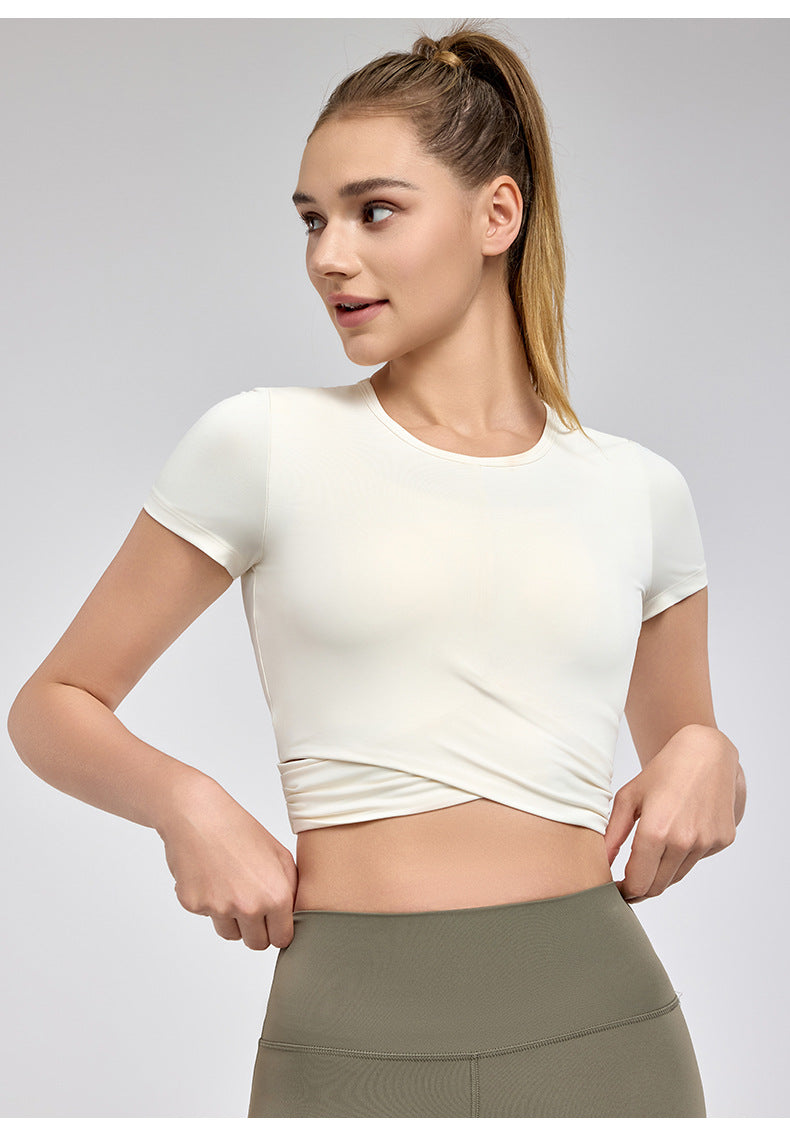Áo Tập Yoga Nữ Mùa Hè Co Giãn Nhanh Khô Thoáng Mát - Daisan Mart