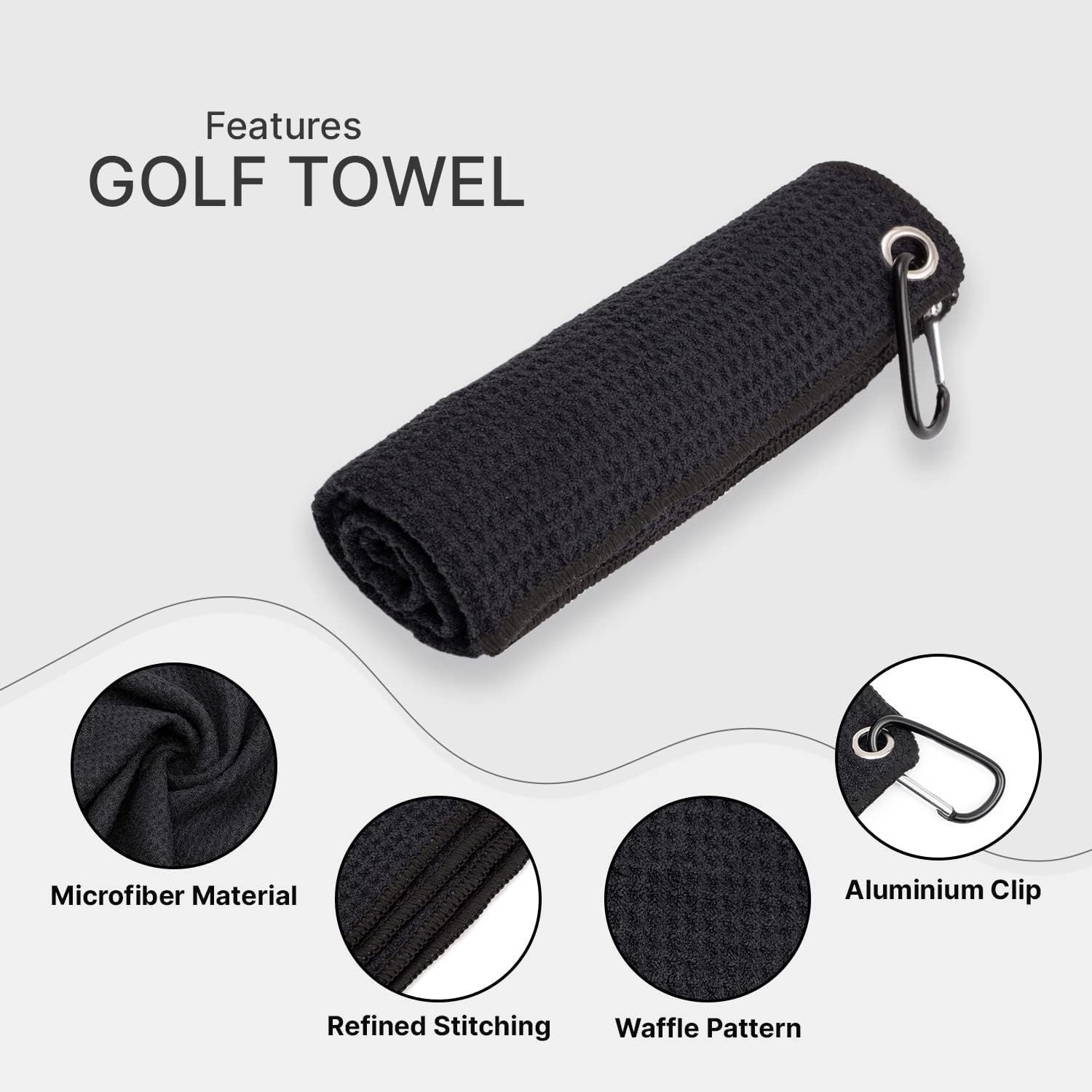 Super Soft Golf Towel - Absolutely Absorbent for Golfers