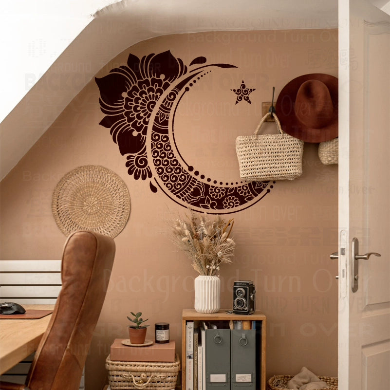 55cm - 92cm Wall Stencil Decorative For Plaster Template To Paint Arabic Calligraphy Bismillah In The Name Of God S594