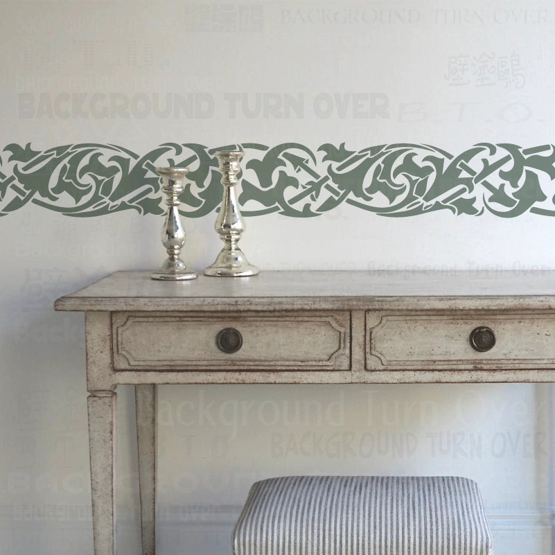 40cm - 80cm Stencil For Decor Wall Paint Painting Template Furniture Large Tradition Arabic African Ancient Ethnic Flower S216