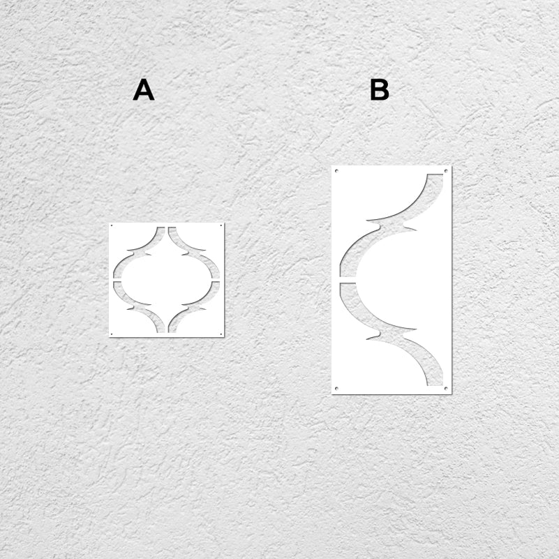 40cm - 80cm Stencil For Decor Wall Paint Painting Template Furniture Large Tradition Arabic African Ancient Ethnic Flower S216