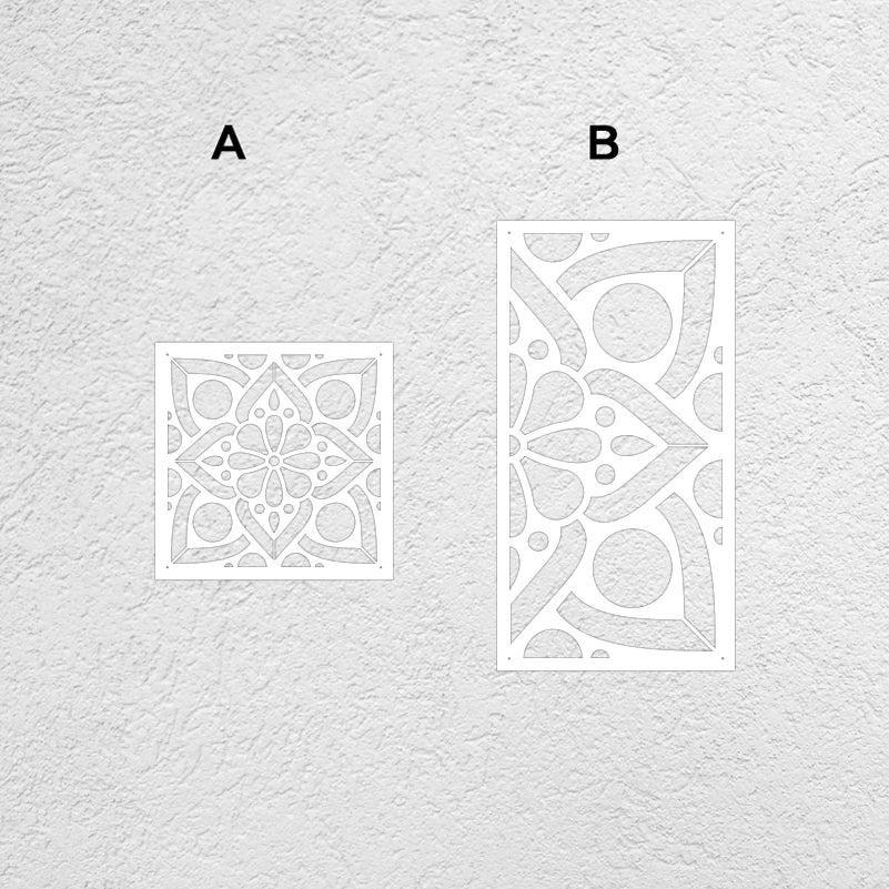 40cm - 80cm Stencil For Decor Wall Paint Painting Template Furniture Large Tradition Arabic African Ancient Ethnic Flower S216