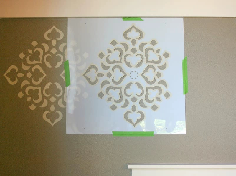 40cm 60cm Stencil Stencils Mandala Furniture Template For Walls Large Niche Wall Flooring Decor Tile Hexagon Geometric S033