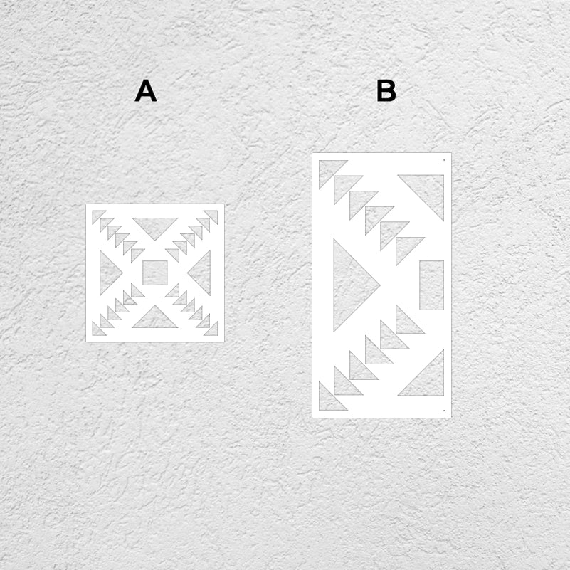 40cm - 80cm Stencil For Decor Wall Paint Painting Template Furniture Large Tradition Arabic African Ancient Ethnic Flower S216