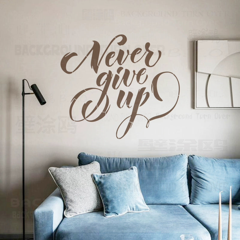 55cm - 92cm Wall Stencil Decorative For Plaster Template To Paint Arabic Calligraphy Bismillah In The Name Of God S594