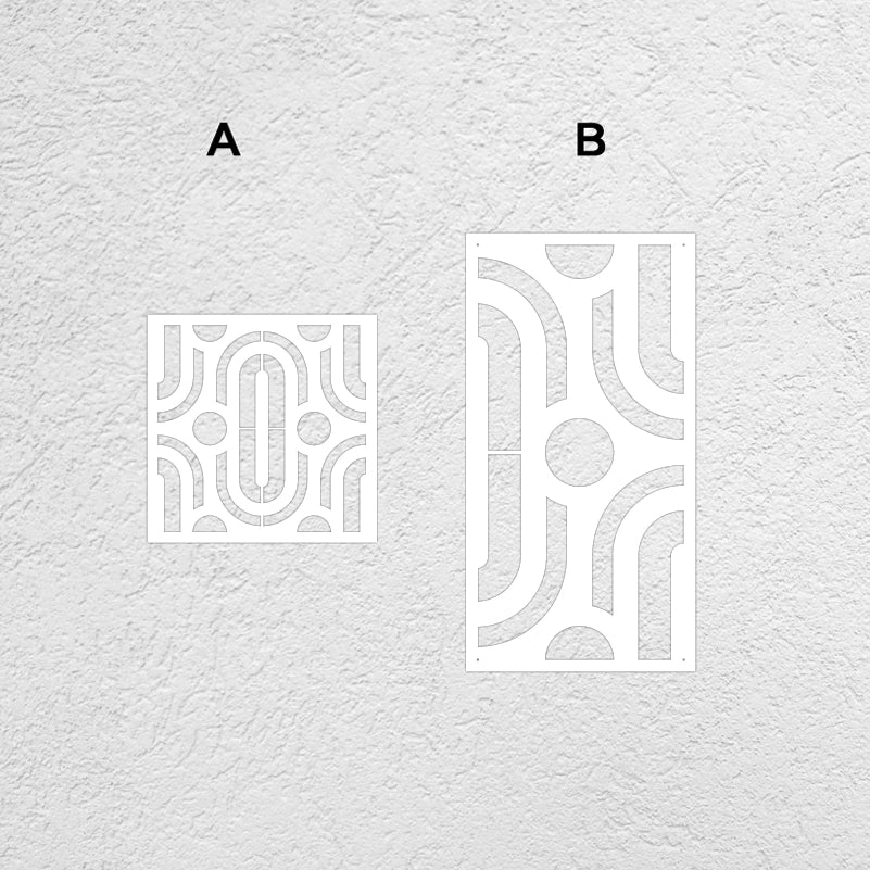 40cm - 80cm Stencil For Decor Wall Paint Painting Template Furniture Large Tradition Arabic African Ancient Ethnic Flower S216