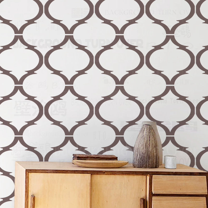 40cm 60cm Stencil Stencils Mandala Furniture Template For Walls Large Niche Wall Flooring Decor Tile Hexagon Geometric S033