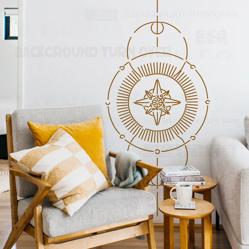 55cm - 92cm Wall Stencil Decorative For Plaster Template To Paint Arabic Calligraphy Bismillah In The Name Of God S594
