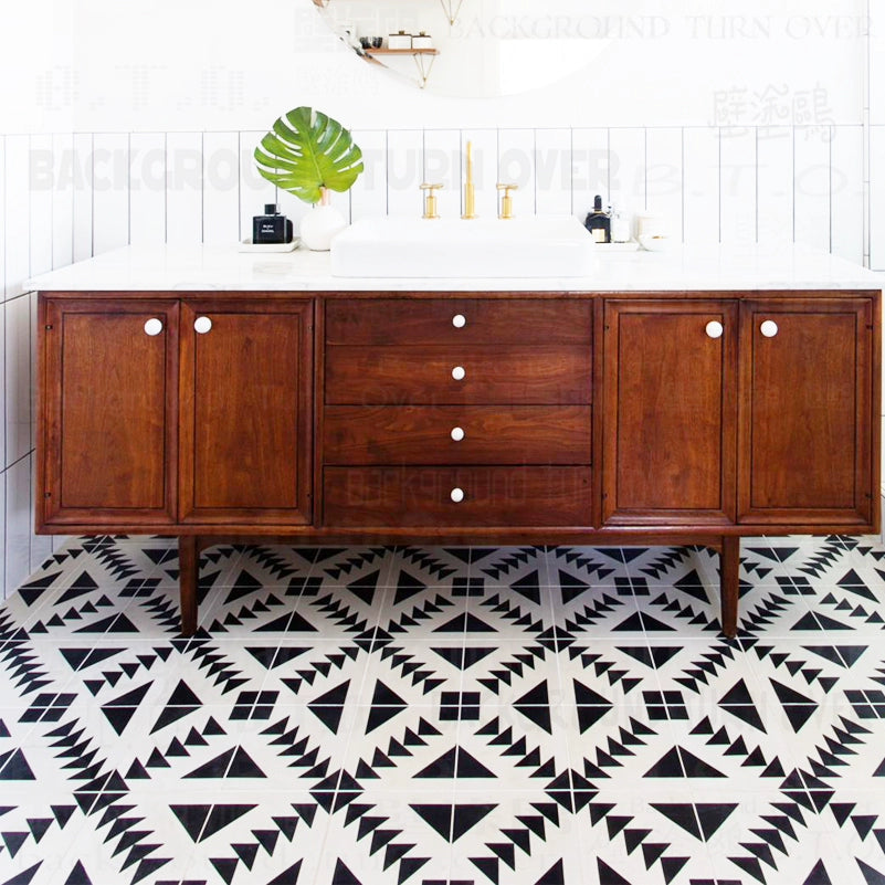40cm - 80cm Stencil For Decor Wall Paint Painting Template Furniture Large Tradition Arabic African Ancient Ethnic Flower S216