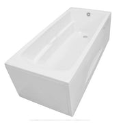 Plastic bathtub with skirt PAY1735VCW_TVBF411