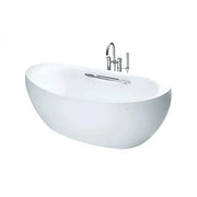 Galalato premium floor-standing bathtub with handrail PJY1814HPWEMW