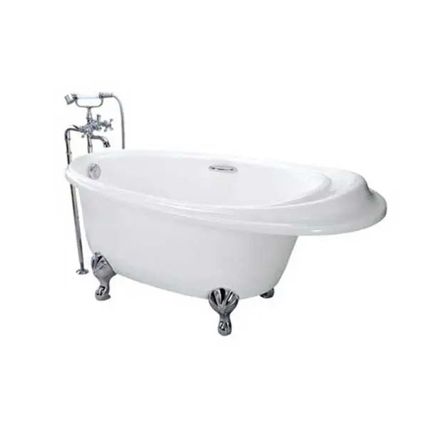 Freestanding pearl bathtub with handrail PPY1610HIPTES