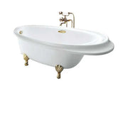 Freestanding pearl bathtub with handrail PPY1610HIPTV14ES